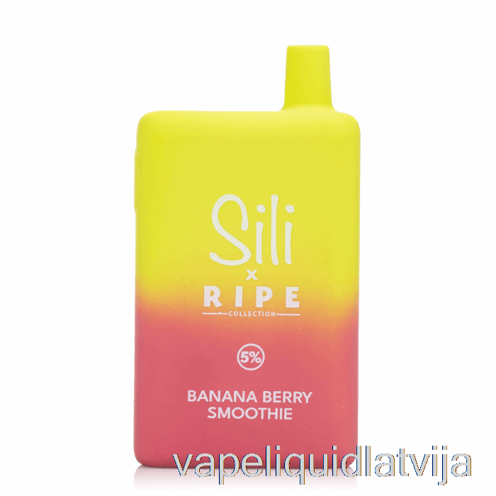 Sili Ripe 6000 Vienreizējās Lietošanas Banānu Ogu Smoothie Vape šķidrums